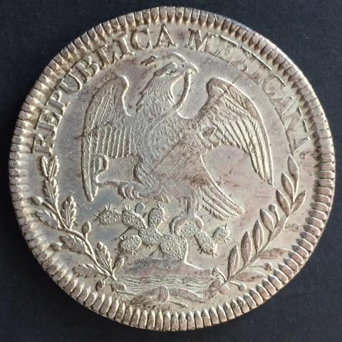メキシコ銀貨 REPUBLICA MEXICANA 1864年 Zs 中期 | 収集ワールド
