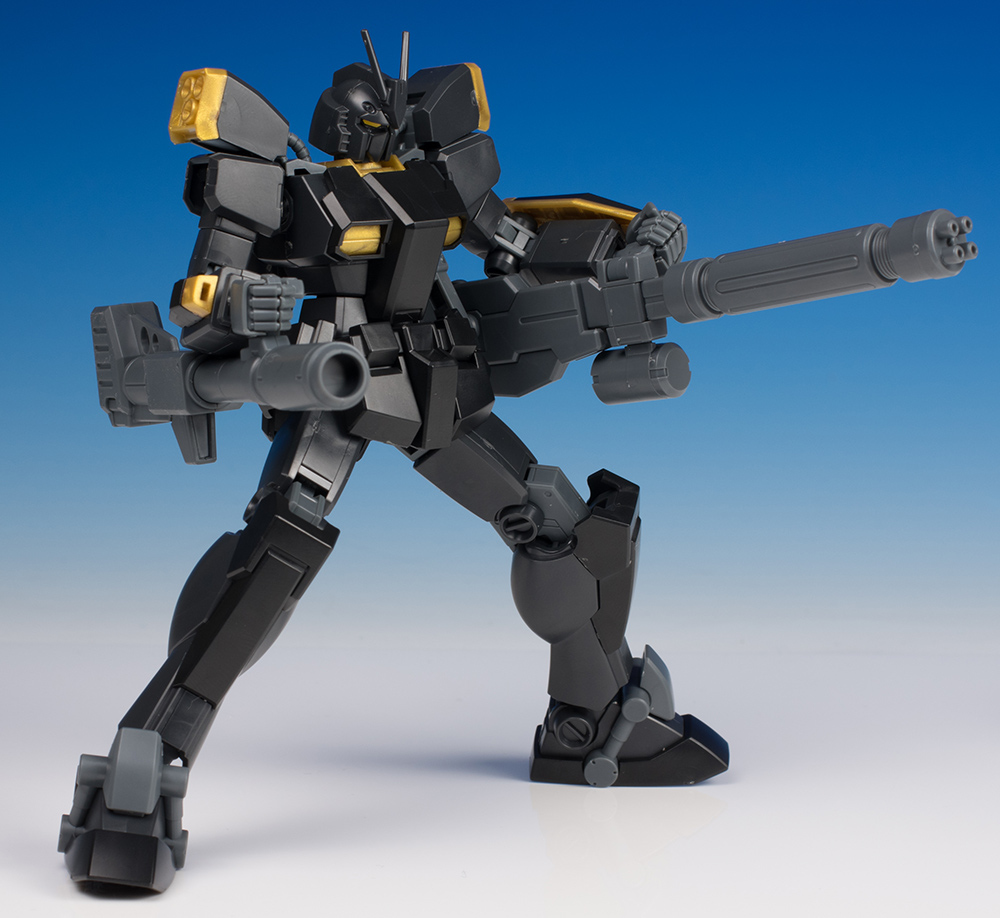 HGBF ガンダムライトニングブラックウォーリア レビュー