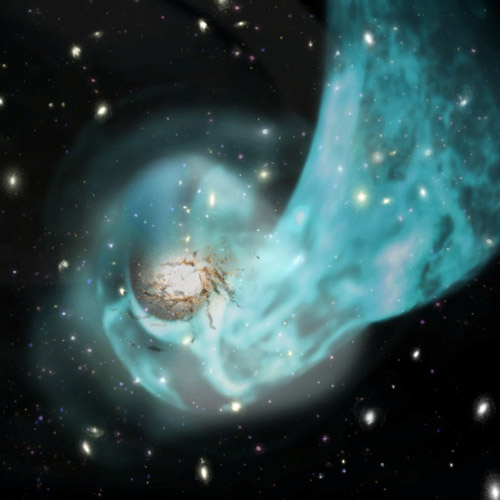 銀河団、衝突合体により中心の高温維持か 新天文衛星で観測 | Science