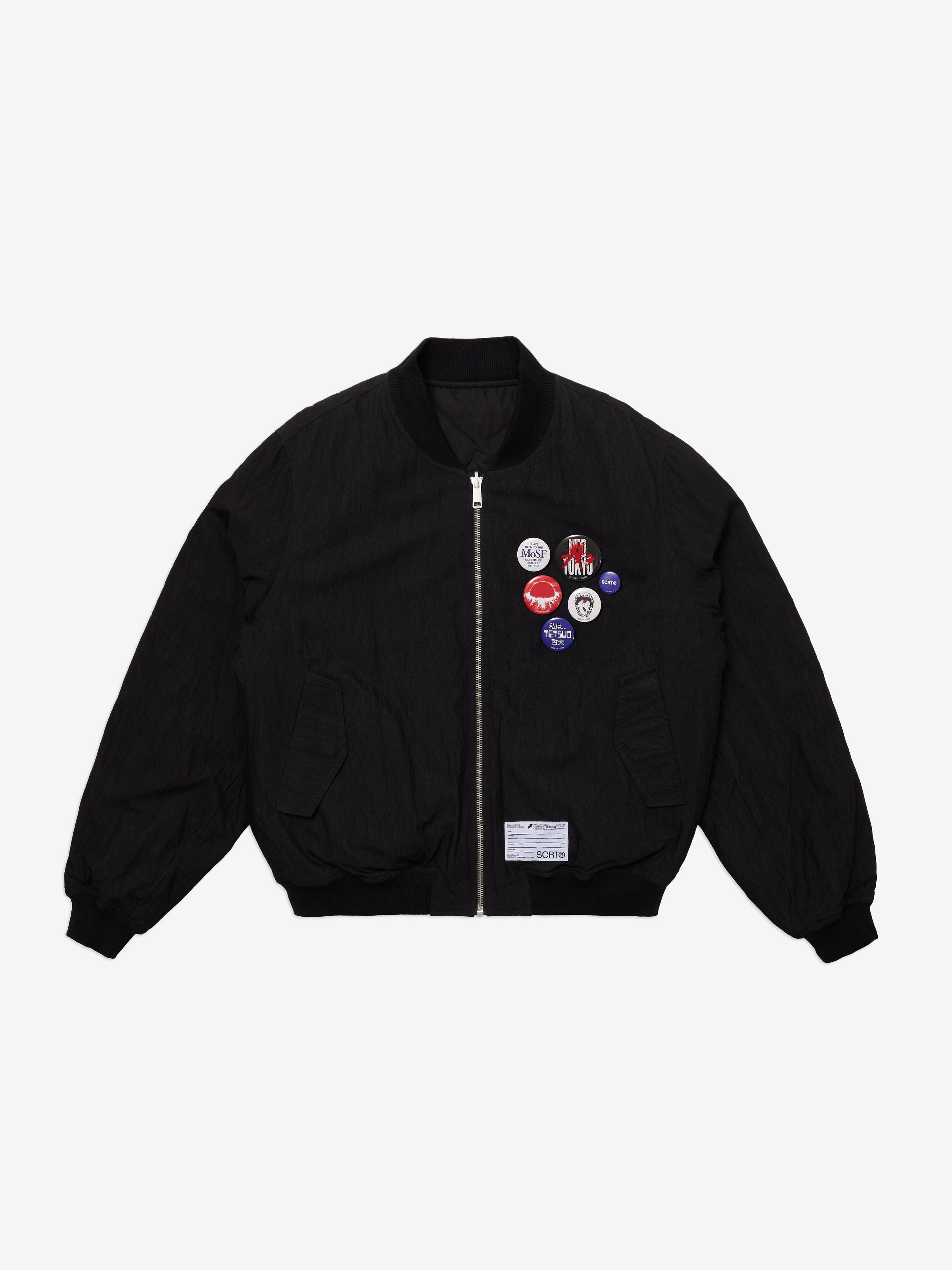 ショタル リバーシブル ボンバージャケット - ブラック – SCRT