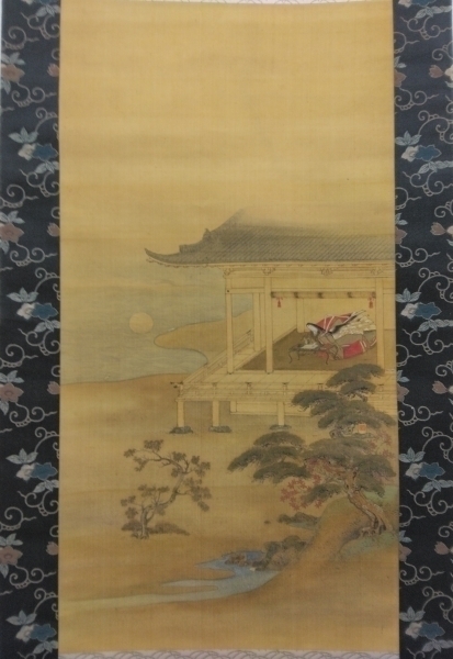 土佐光貞（隠し落款）絹本 掛軸 表装交換済|サムライオークション