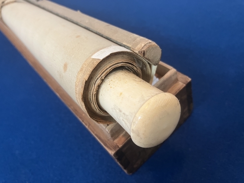 渡辺崋山 花鳥図 孔雀 肉筆 紙本 識箱（Kazan Watanabe Edo）|サムライ