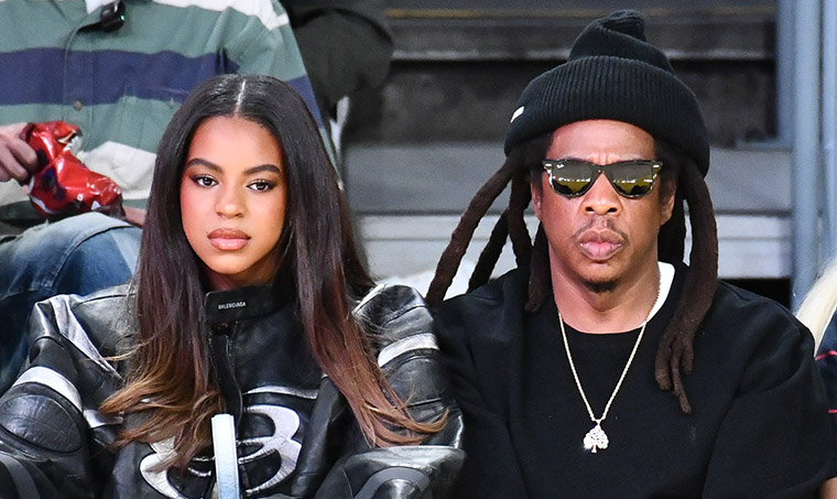 Blue Ivy, Jay-Z at the Los Angeles Lakers Game – Sandra Rose