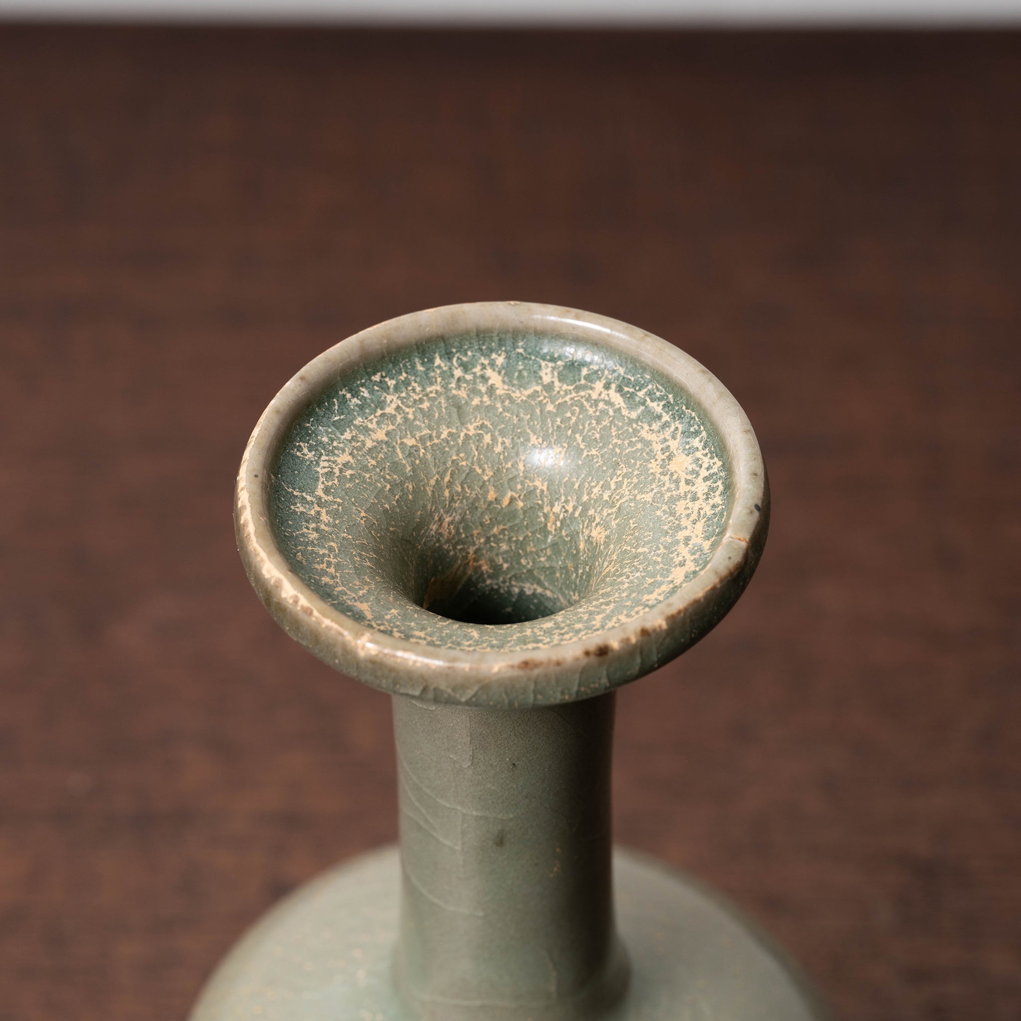 北宋 越州窯青磁盤口長頸瓶 – 燦禾 SANKA