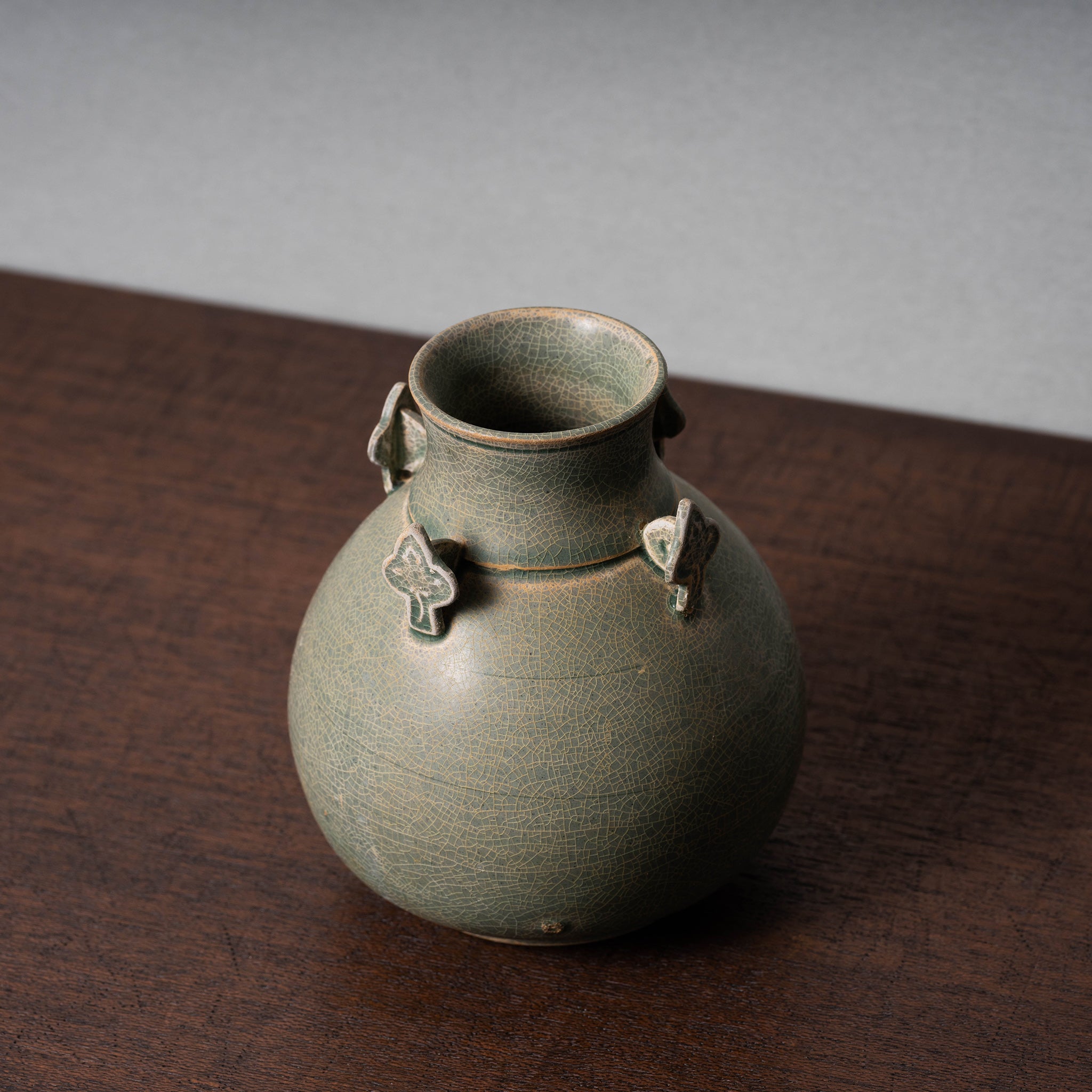 北宋 越州窯 青磁四耳壺 – 燦禾 SANKA