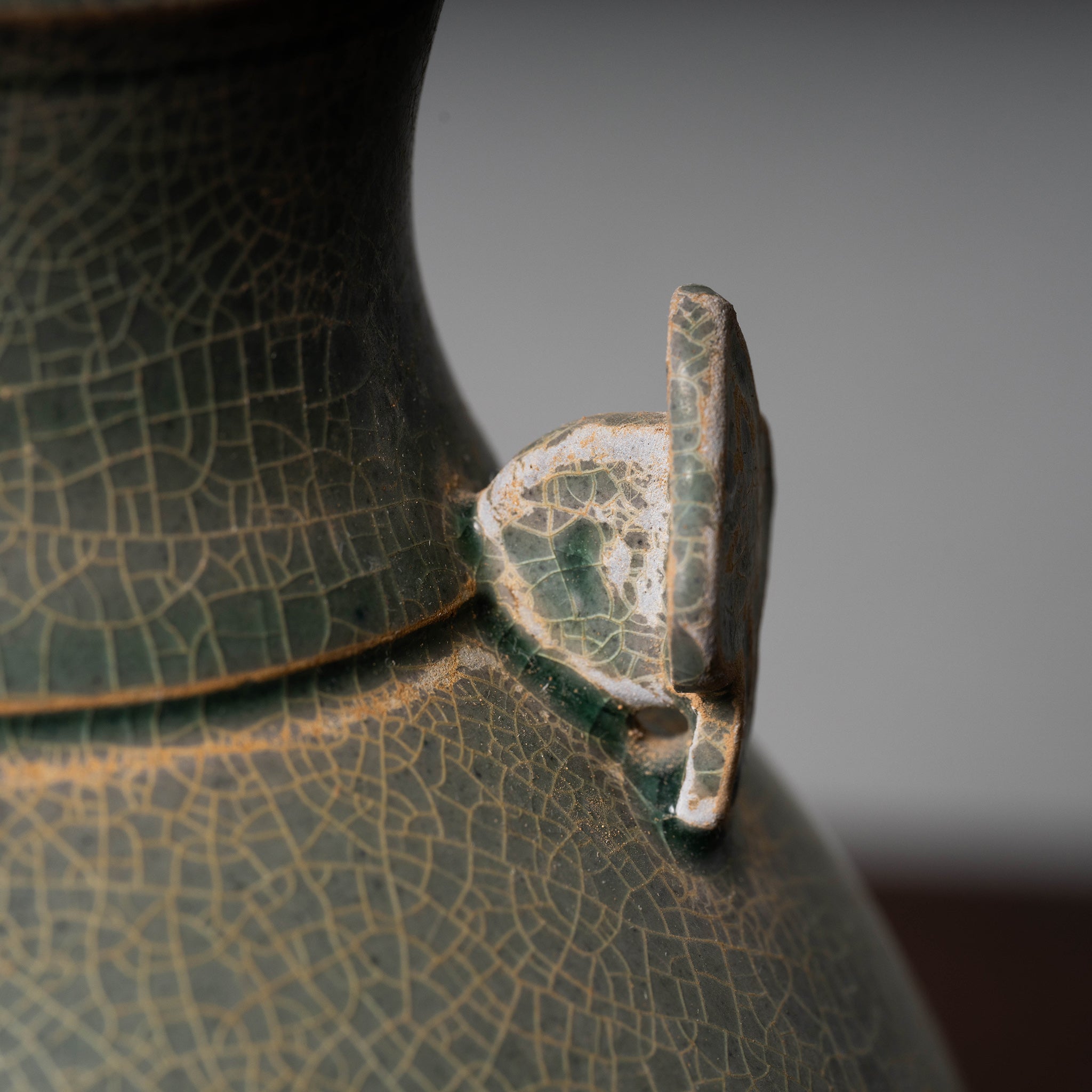 北宋 越州窯 青磁四耳壺 – 燦禾 SANKA