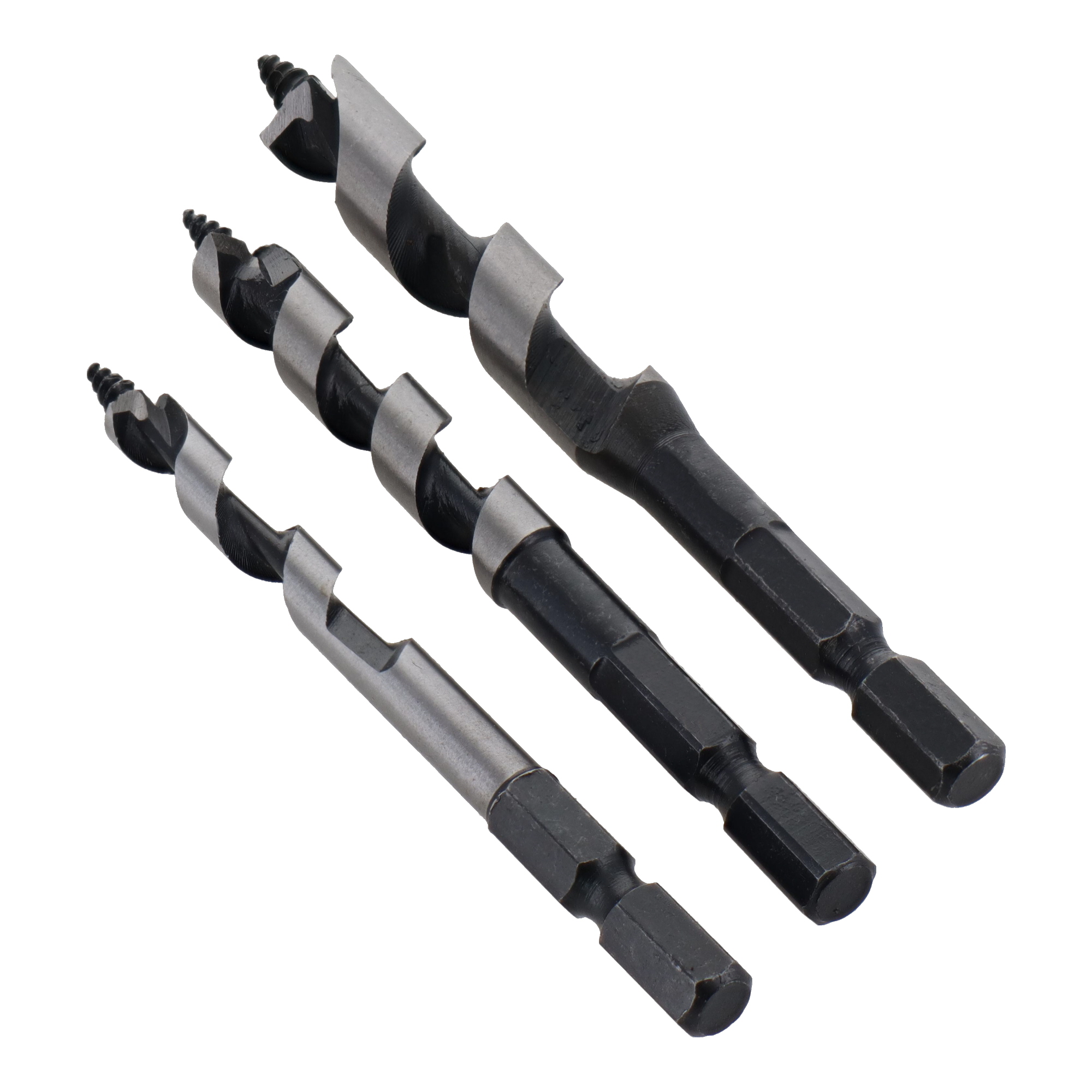 TWD-301 穴あけ 木工ドリル（六角軸） 3本組木工用ドリル刃セット 6mm