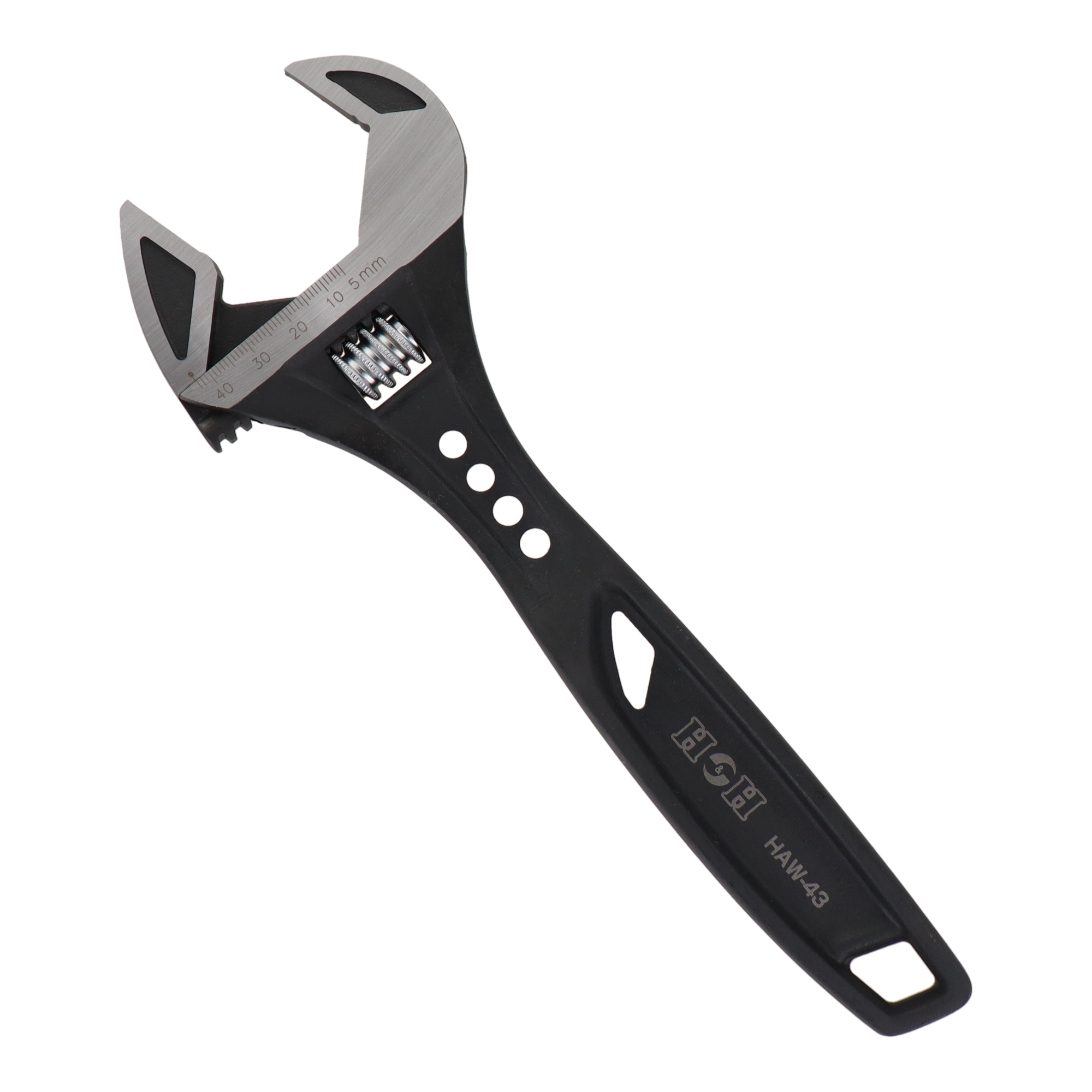 HAW-43 配管工具 モンキーレンチ ワイドモンキーレンチ 250mm｜株式