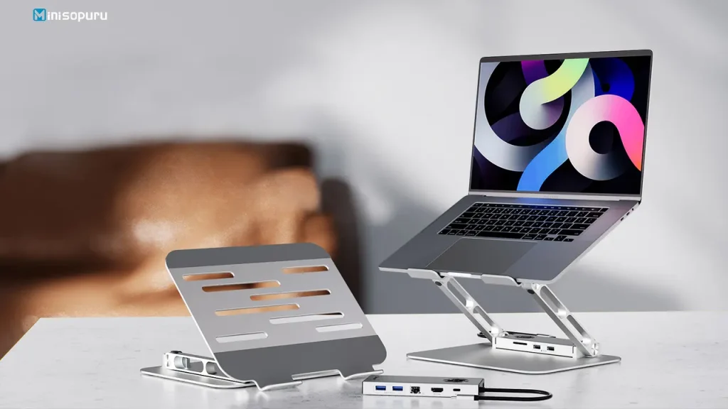 9way ドッキングステーション付ノートPCスタンド | sanmibest｜サンミ