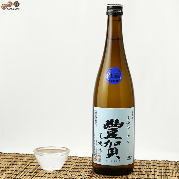 ◇豊賀 水色ラベル 夏純米 長野C酵母 瓶燗火入れ 2024 [2025年5月