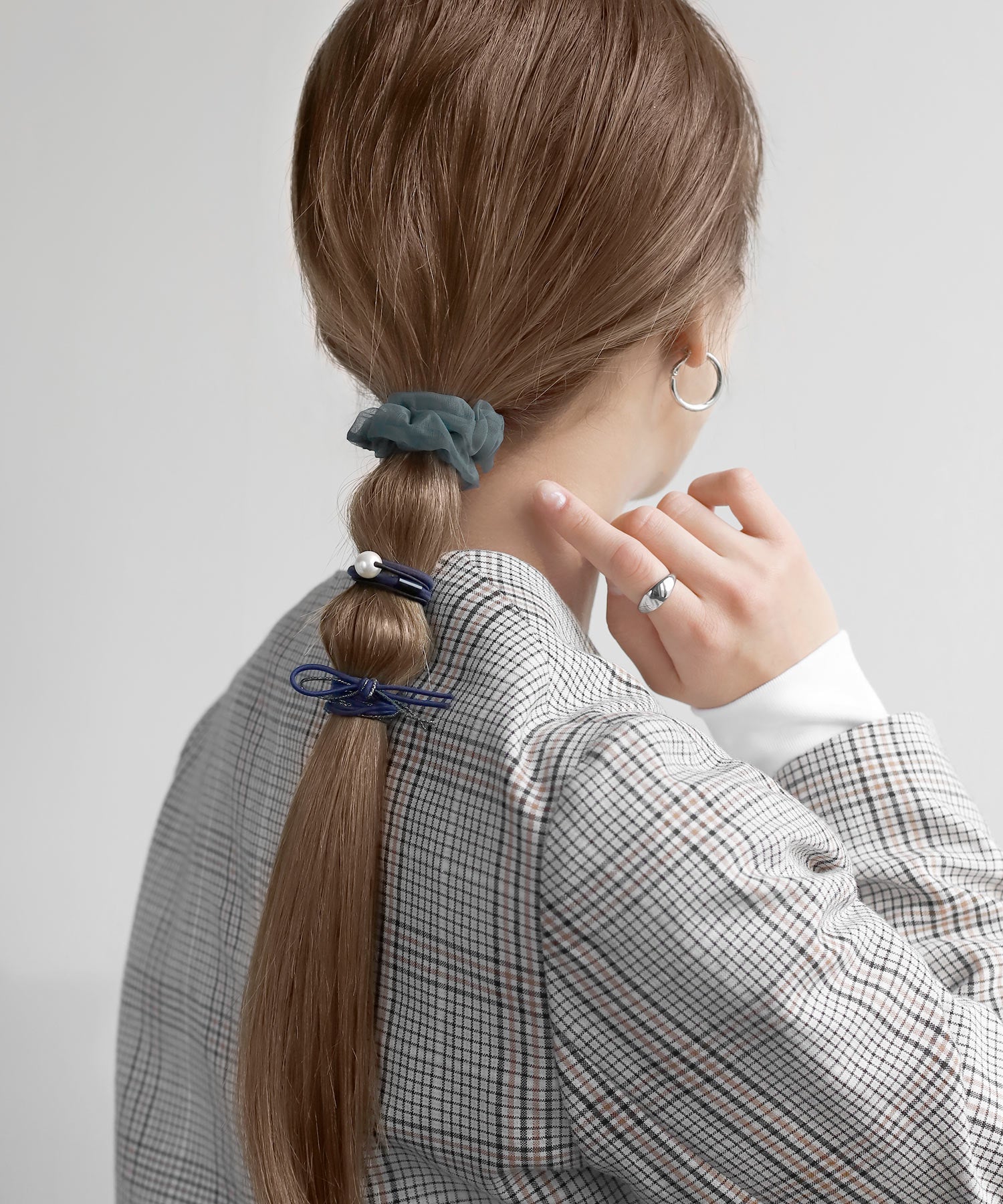 ANEMONE】シュシュ×デザインヘアゴム[4本セット]｜SANPO ONLINE