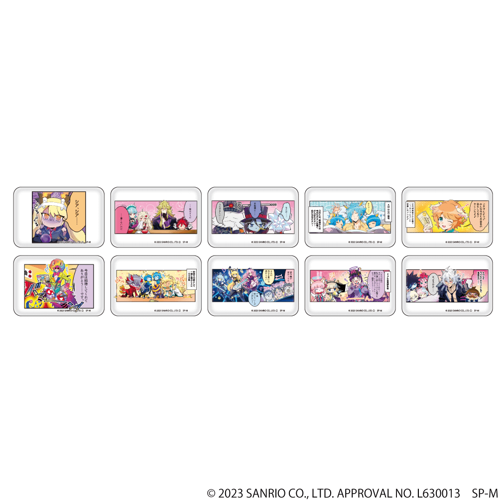 SHOW BY ROCK!!｜スクエア缶バッジ(横長)「SHOW BY ROCK!!」01