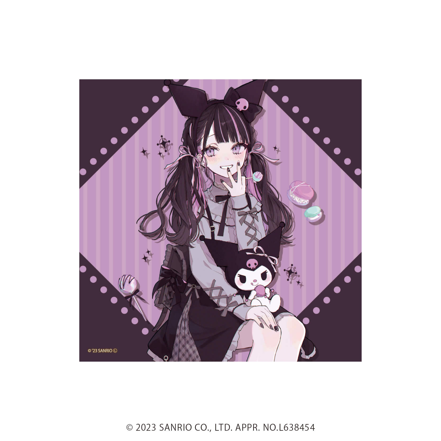 赤倉×はぴだんぶい｜アクリルブロック「赤倉×はぴだんぶい」01/クロミ