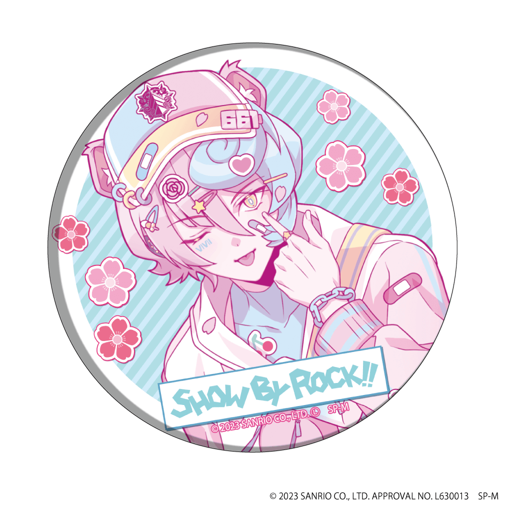 SHOW BY ROCK!!｜缶バッジ「SHOW BY ROCK!!」30/桜ver