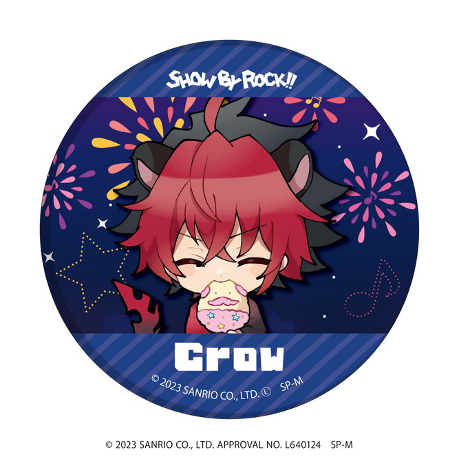 SHOW BY ROCK!!｜缶バッジ「SHOW BY ROCK!!」37/夏ver. シンガン