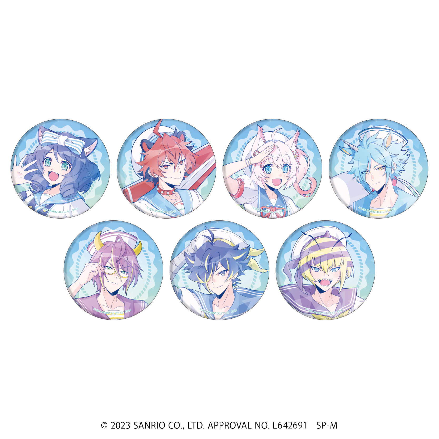 SHOW BY ROCK!!｜ホログラム缶バッジ(57mm)「SHOW BY ROCK!!」01