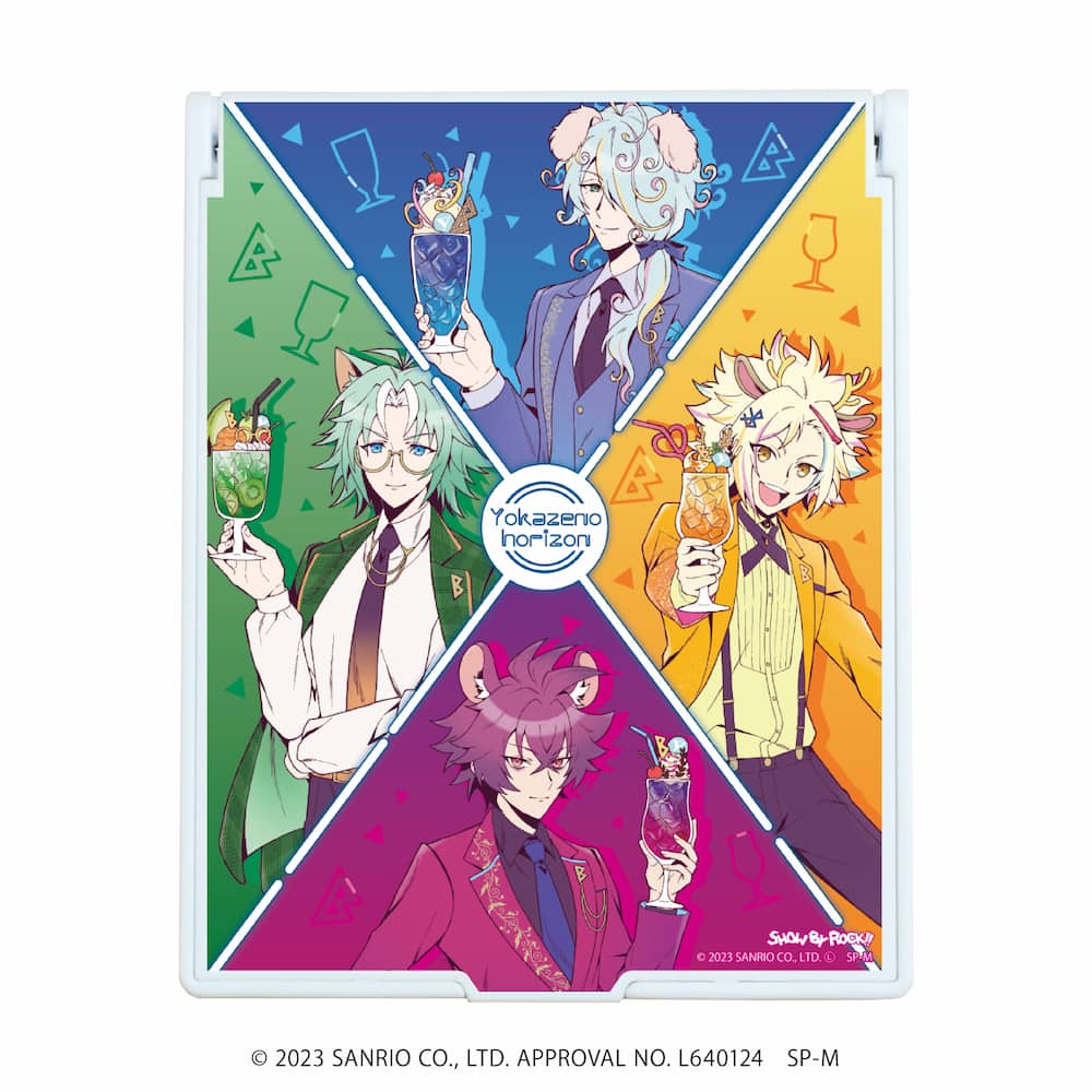 SHOW BY ROCK!!｜スクエア缶バッジ(正方形)「SHOW BY ROCK!!」01/CD