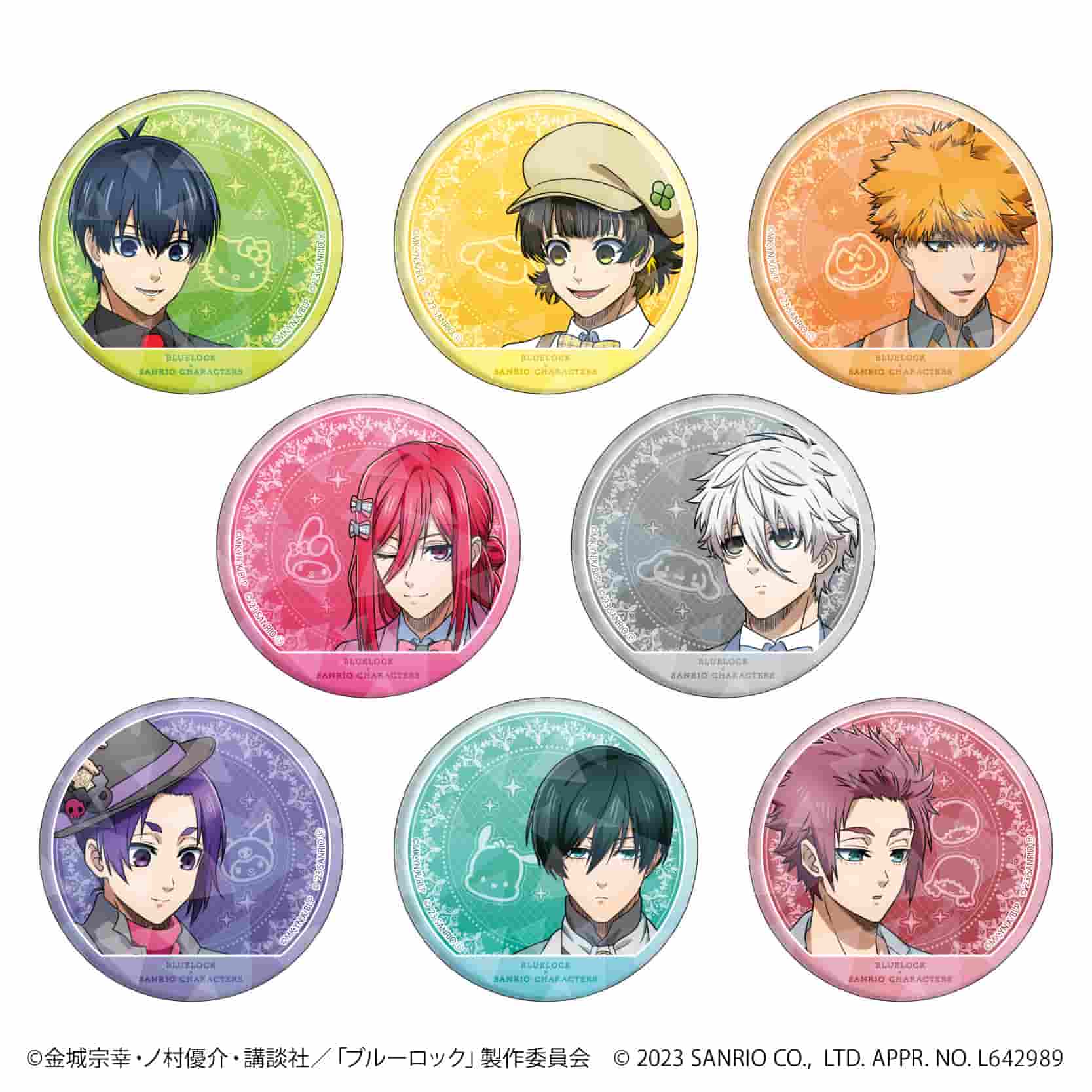 TVアニメ『ブルーロック』×サンリオキャラクターズ｜ホログラム缶
