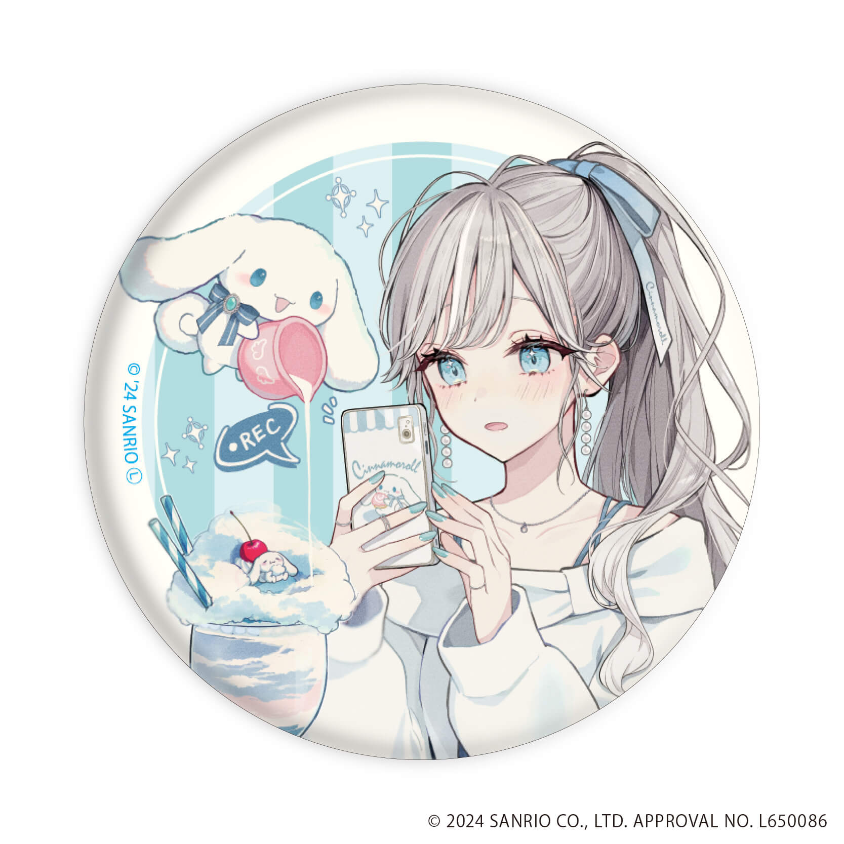 赤倉×サンリオキャラクターズ｜缶バッジ「赤倉×サンリオキャラクターズ