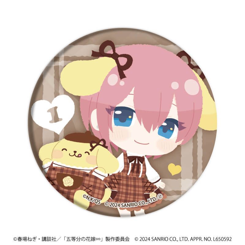 五等分の花嫁∽×サンリオキャラクターズ｜缶バッジ「五等分の花嫁