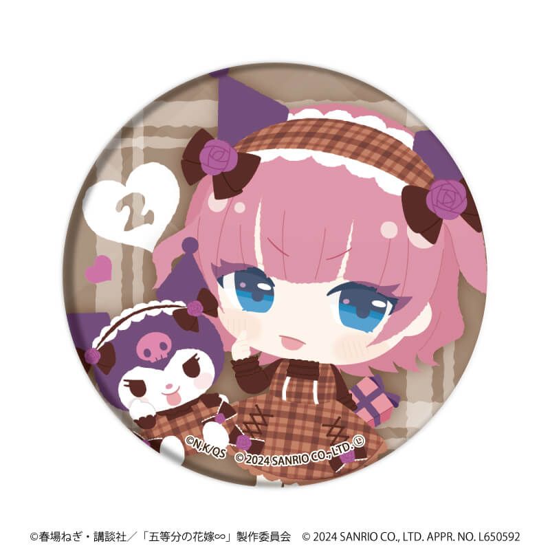 五等分の花嫁∽×サンリオキャラクターズ｜缶バッジ「五等分の花嫁