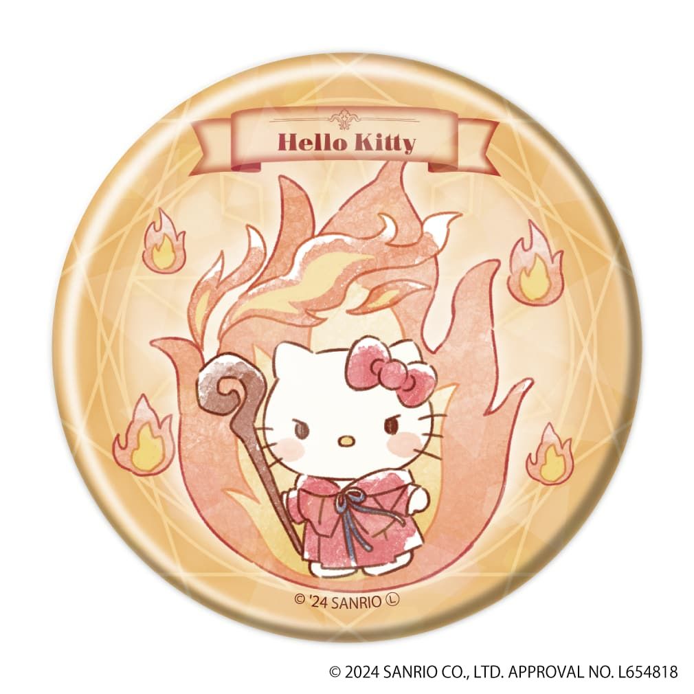 サンリオキャラクターズ｜ホログラム缶バッジ(57mm)「サンリオ