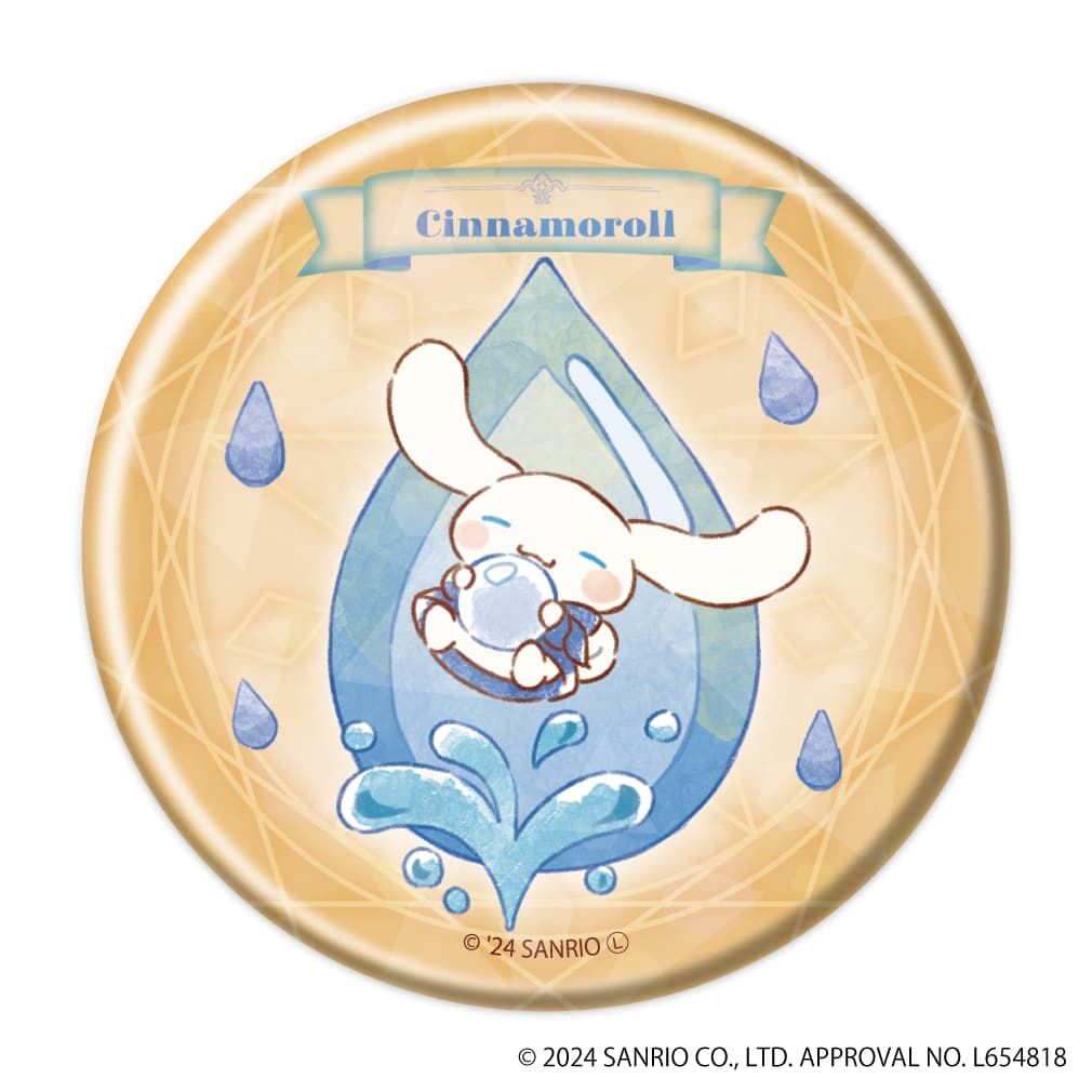 サンリオキャラクターズ｜ホログラム缶バッジ(57mm)「サンリオ