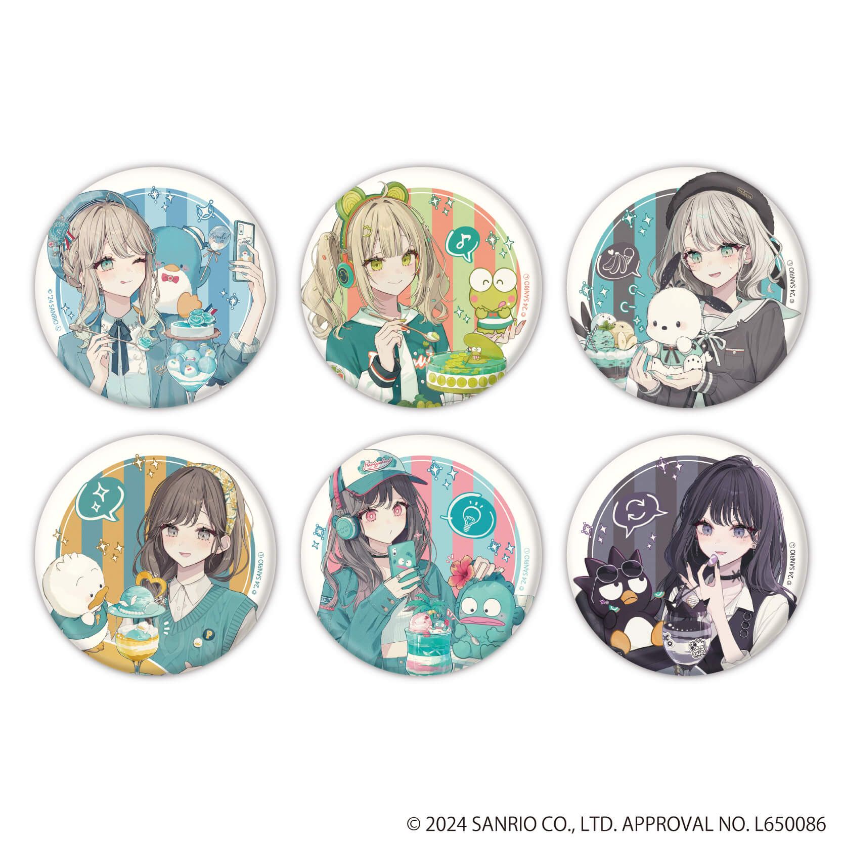 赤倉×はぴだんぶい｜缶バッジ「赤倉×はぴだんぶい」04/ブラインド(6種