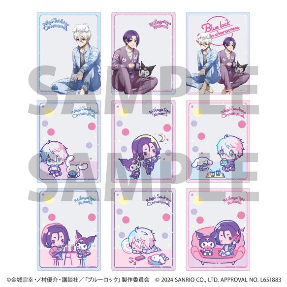 TVアニメ『ブルーロック』×サンリオキャラクターズ｜アクリルカード
