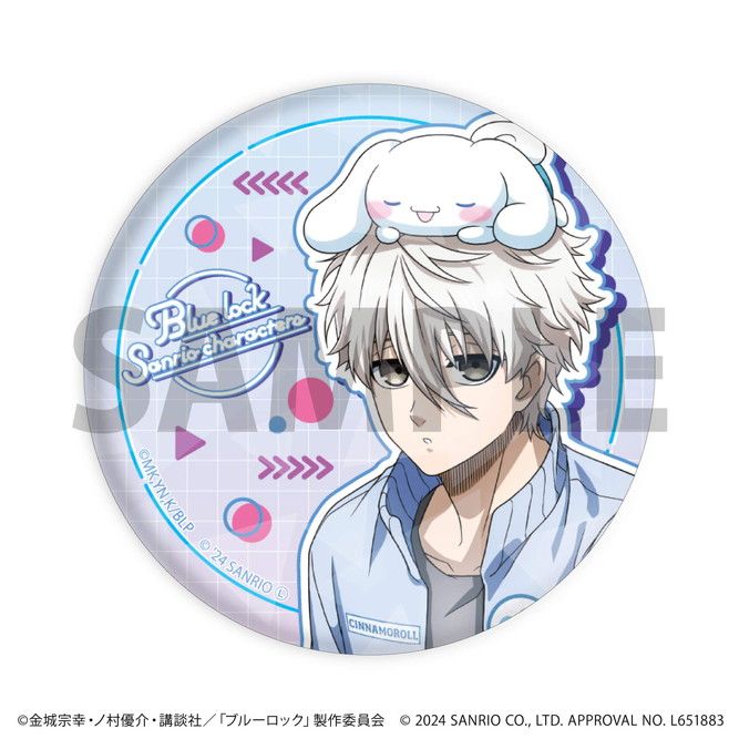 TVアニメ『ブルーロック』×サンリオキャラクターズ｜ホログラム缶