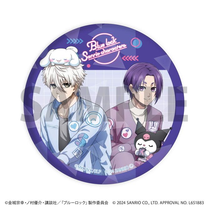 TVアニメ『ブルーロック』×サンリオキャラクターズ｜ホログラム缶