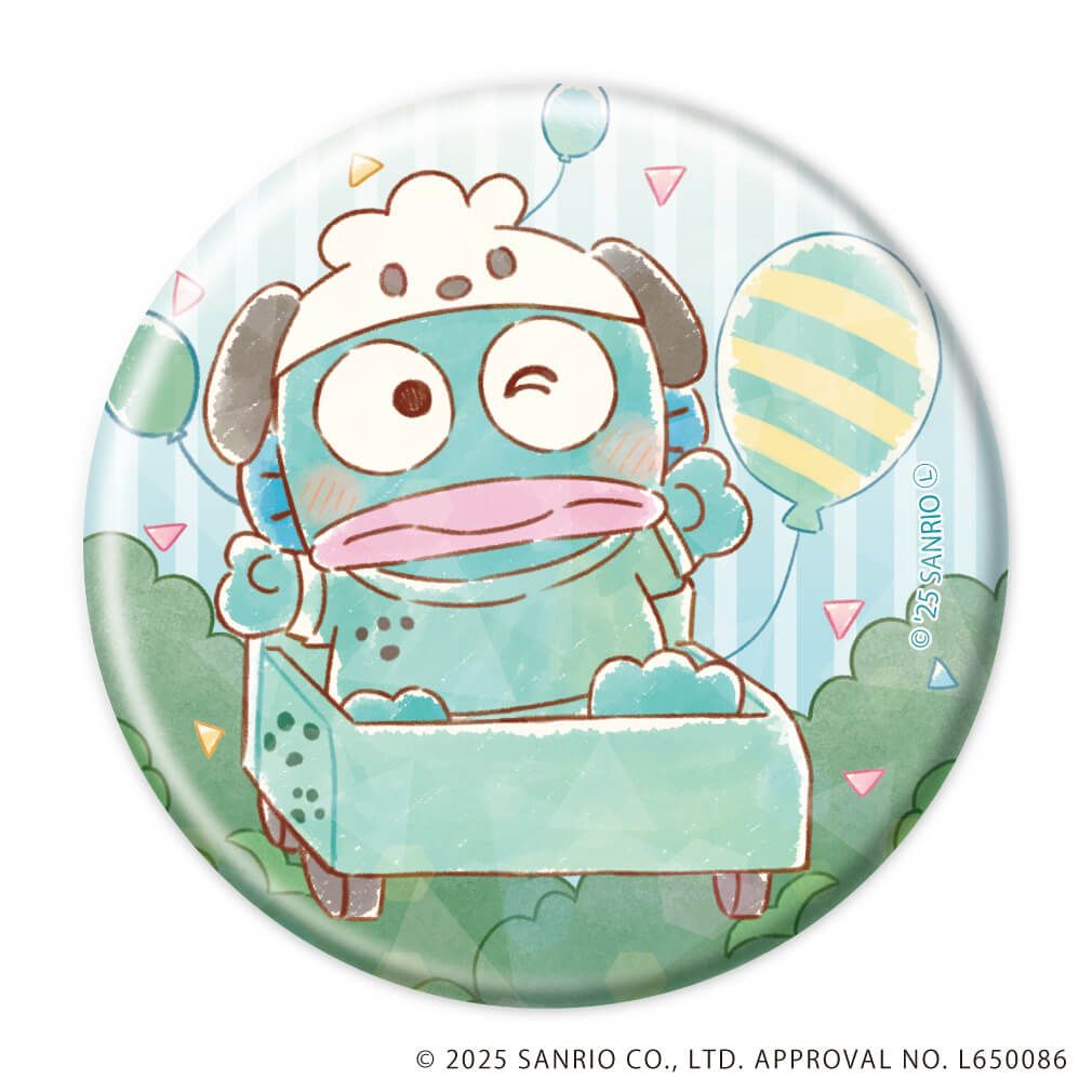 はぴだんぶい｜ホログラム缶バッジ(57mm)「はぴだんぶい」01