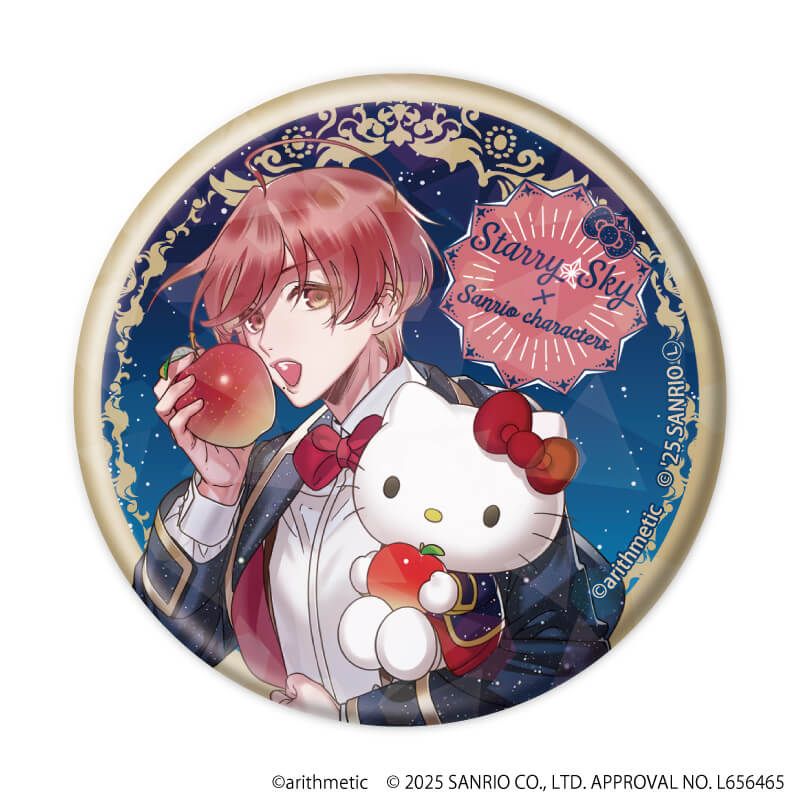Starry☆Sky×サンリオキャラクターズ｜ホログラム缶バッジ(57mm