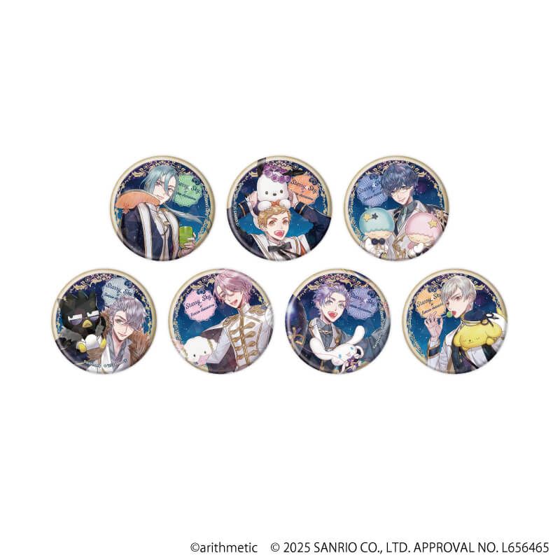 Starry☆Sky×サンリオキャラクターズ｜ホログラム缶バッジ(57mm