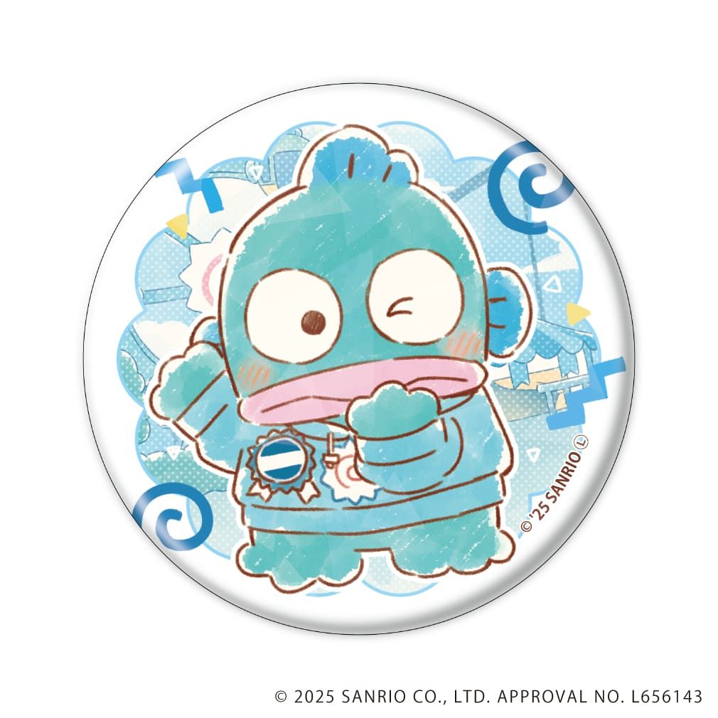 はぴだんぶい｜ホログラム缶バッジ(57mm)「はぴだんぶい」02