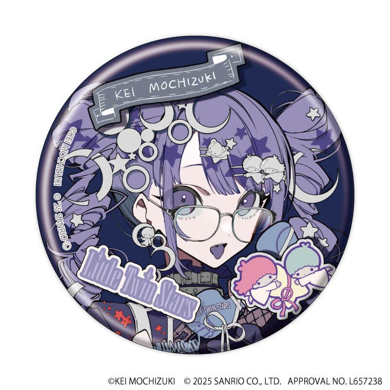 望月けい×サンリオキャラクターズ｜缶バッジ「望月けい×サンリオ