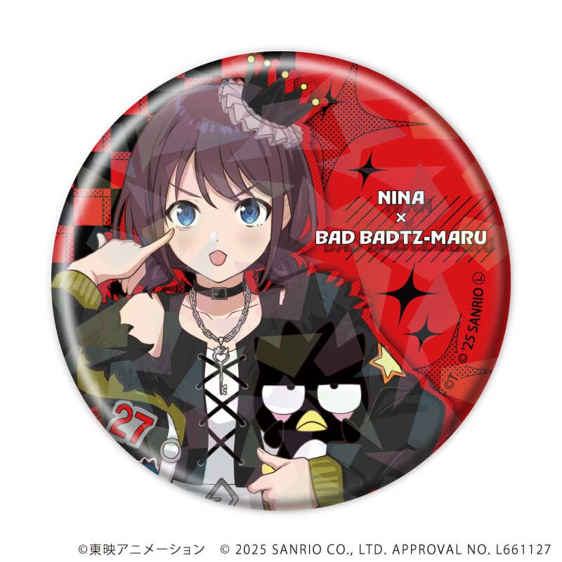 ガールズバンドクライ×サンリオキャラクターズ｜ホログラム缶バッジ