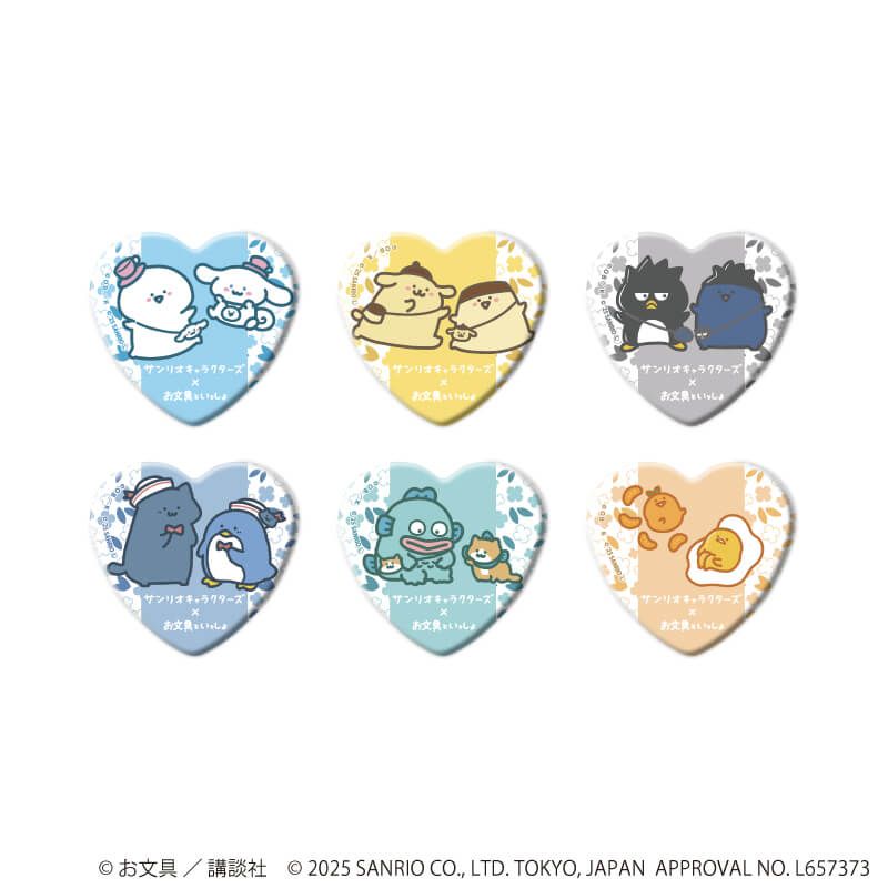 ハート型缶バッジの商品一覧｜ サンリオのコラボグッズ通販なら
