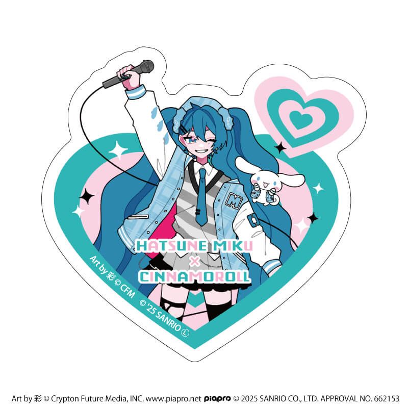 ピアプロキャラクターズ×サンリオキャラクターズ｜ダイカットスマホ