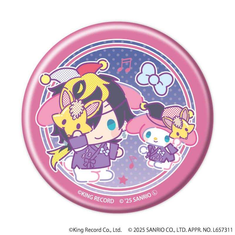 ヒプノシスマイク SANRIO NAKAYOKU EDIT｜マット加工缶バッジ