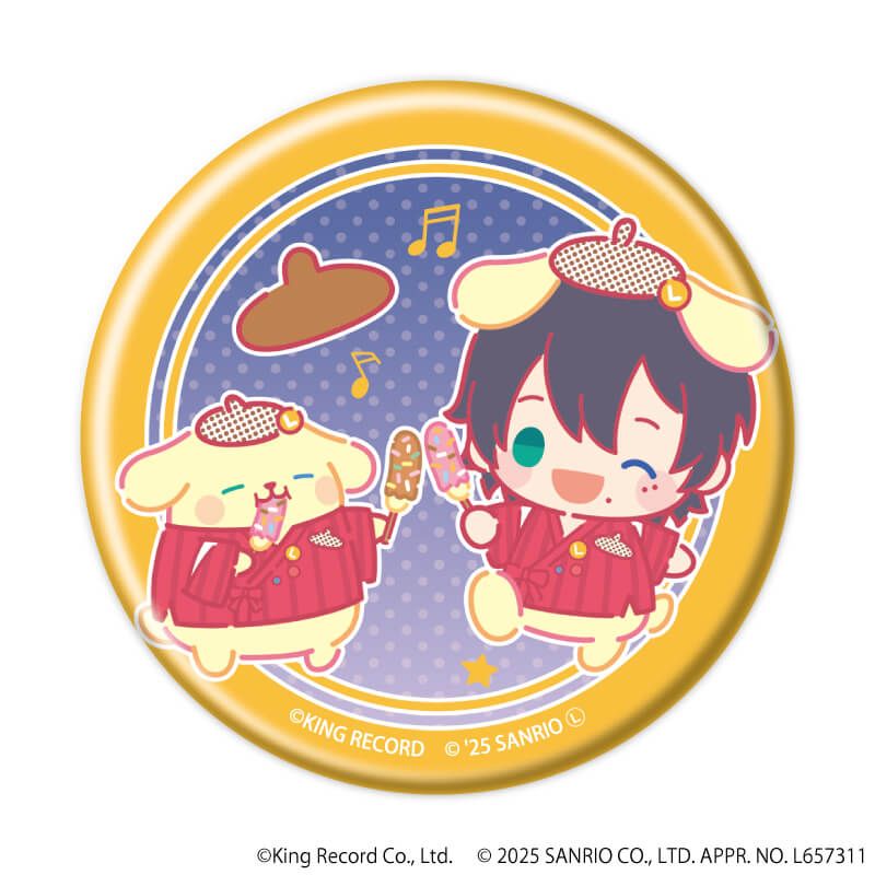 ヒプノシスマイク SANRIO NAKAYOKU EDIT｜マット加工缶バッジ