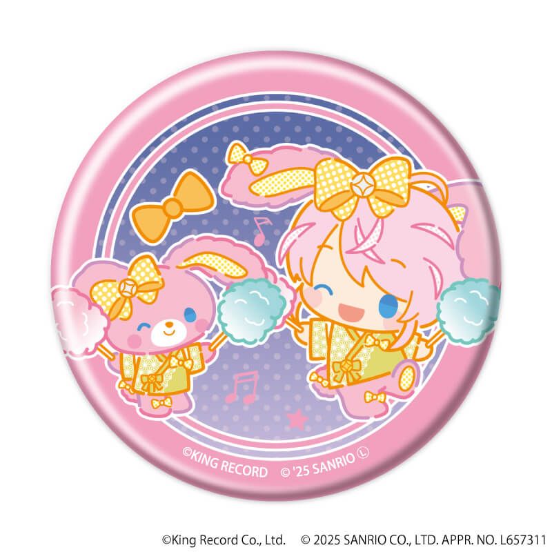 ヒプノシスマイク SANRIO NAKAYOKU EDIT｜マット加工缶バッジ