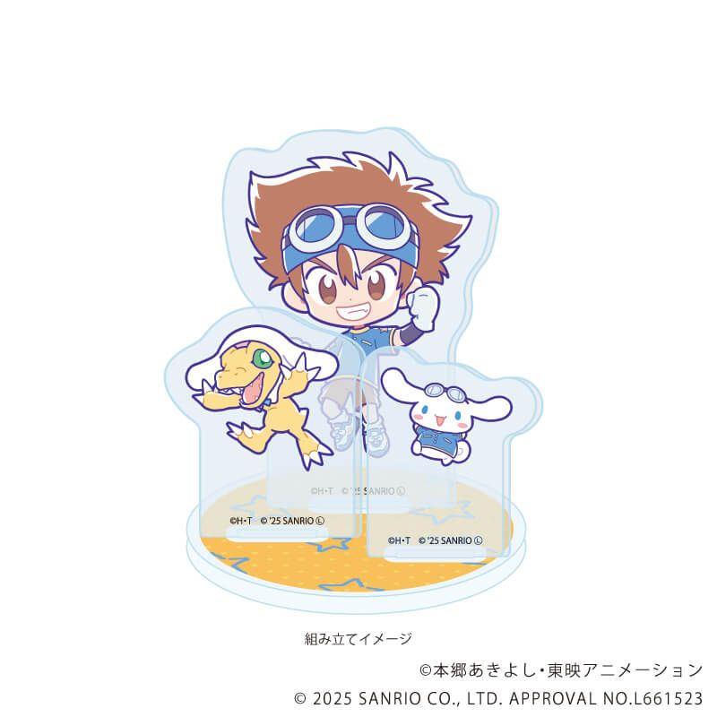 デジモンアドベンチャー×サンリオキャラクターズ｜アクリルスタンド
