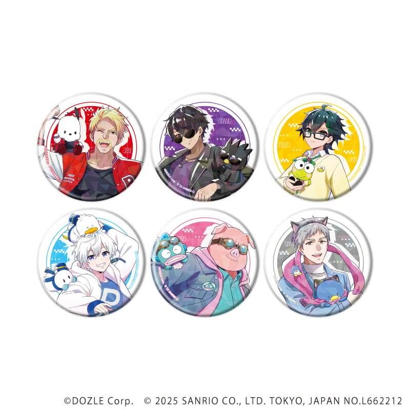 ドズル社×はぴだんぶい｜ホログラム缶バッジ(57mm)「ドズル社×はぴだん