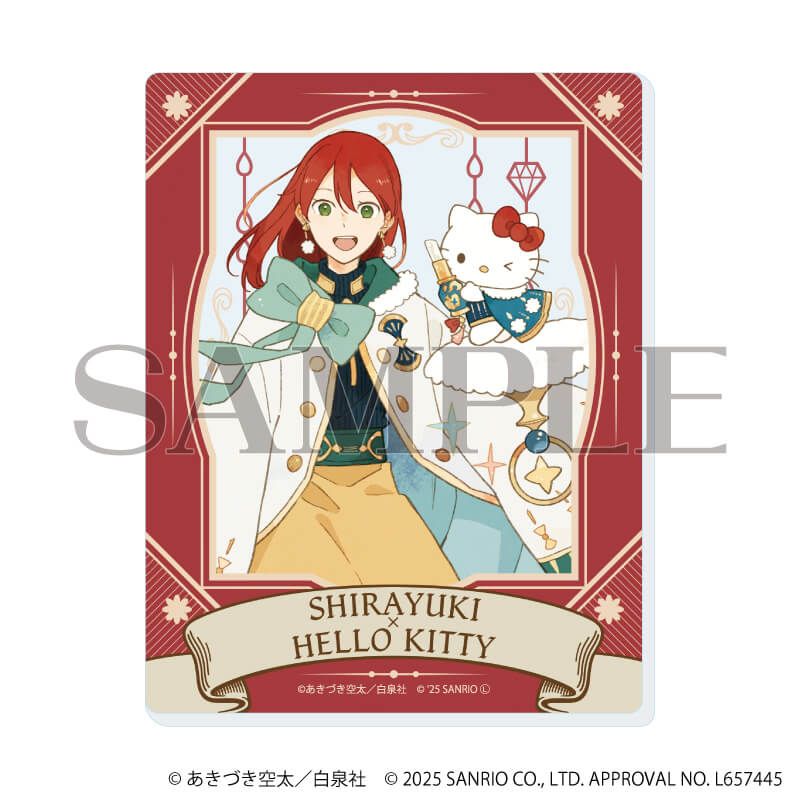 赤髪の白雪姫×サンリオキャラクターズ｜アクリルカード「赤髪の白雪姫