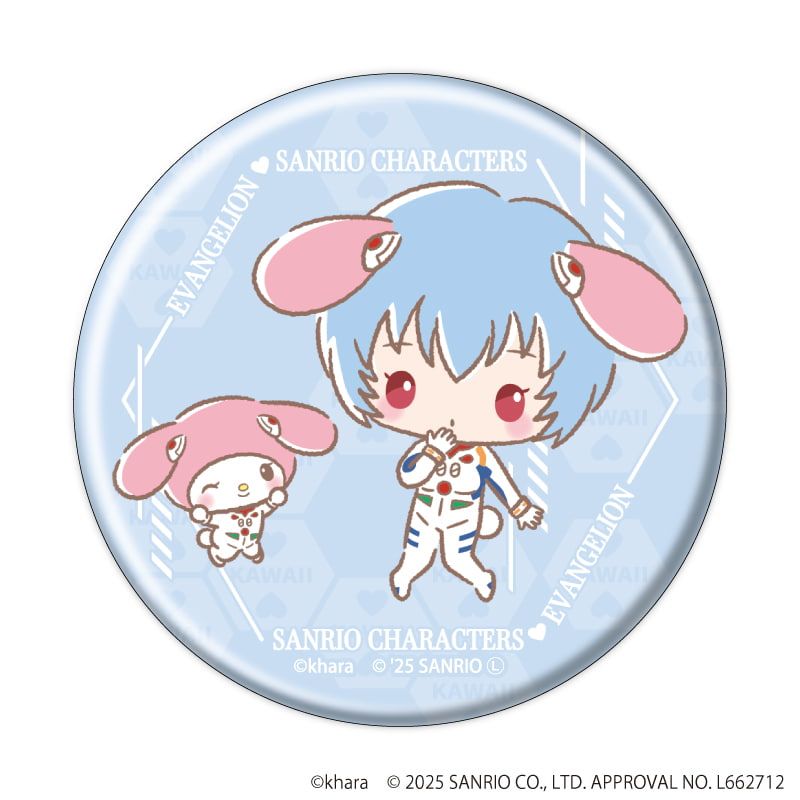エヴァンゲリオン×サンリオキャラクターズ｜缶バッジ