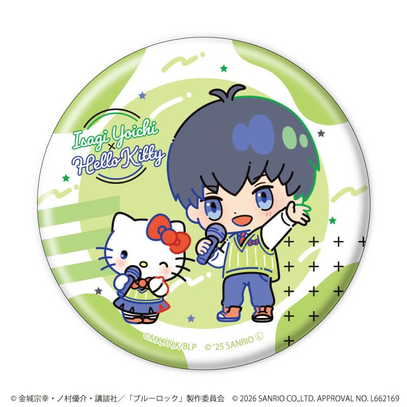 TVアニメ『ブルーロック』×サンリオキャラクターズ｜缶バッジ「TV