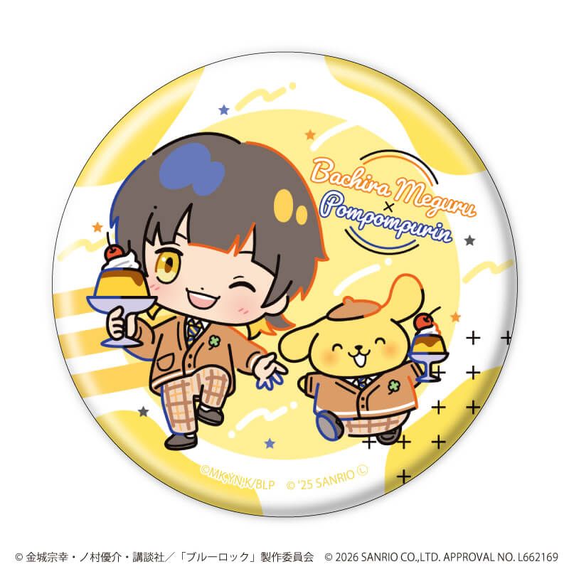 TVアニメ『ブルーロック』×サンリオキャラクターズ｜缶バッジ「TV