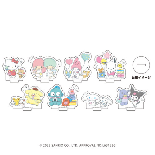 サンリオキャラクターズ｜アクリルぷちスタンド「サンリオ