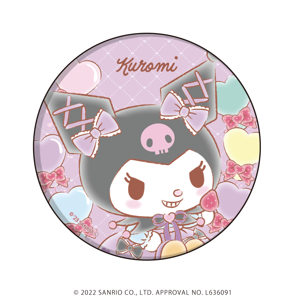 マイメロディ＆クロミ｜缶バッジ「マイメロディ＆クロミ」01/マイメロ